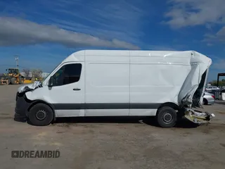 2023 Mercedes-Benz Sprinter Cargo with VIN W1Y4NDHY9PT152903, listed as a IAAI auction lot 41901044 with 25,052 mi miles. Bid and sale history available at carsss.com. Image 14.