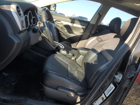 2009 Pontiac Vibe GT with VIN 5Y2SR67089Z463746, listed as a Copart auction lot 47122185 with NaN miles and Salvage Title. Bid and sale history available at carsss.com. Image 7.