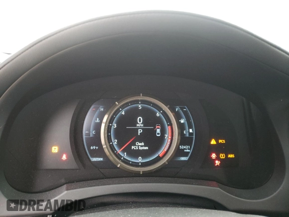 2016 Lexus IS 350 with VIN JTHCE1D23G5012266, listed as a Copart auction lot 70560524 with 52,421 mi miles and Salvage Title. Bid and sale history available at DreamBid. Image 9.
