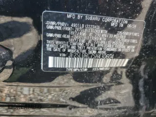 2025 Subaru Forester Limited with VIN JF2SLDRC7SH430604, listed as a Copart auction lot 60880675 with 5,076 mi miles and Salvage title. Bid and sale history available at DreamBid. Image 13.