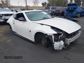 2014 Nissan 370Z with VIN JN1AZ4EH8EM630769, listed as a IAAI auction lot 40934575 with 1 mi miles. Bid and sale history available at carsss.com. Image 1.