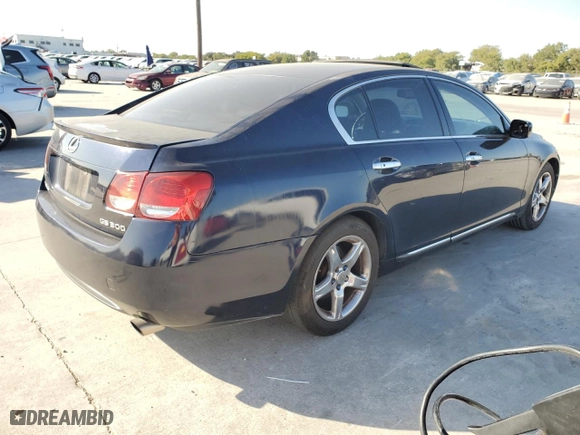 2006 Lexus GS 300 with VIN JTHBH96S565037392, listed as a Copart auction lot 76889674 with 145,615 mi miles and Salvage Title. Bid and sale history available at carsss.com. Image 3.