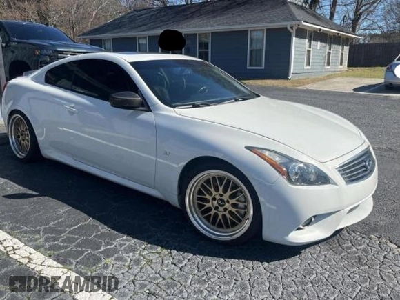 2014 Infiniti Q60 Journey with VIN JN1CV6EKXEM110777, listed as a Copart auction lot 45679495 with 128,241 mi miles and Clean title. Bid and sale history available at DreamBid. Image 1.