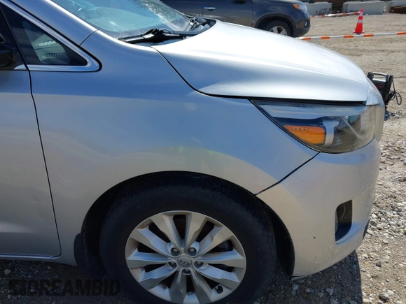 2015 Kia Sedona EX with VIN KNDMC5C11F6034996, listed as a IAAI auction lot 41861066 with 95,506 mi miles. Bid and sale history available at carsss.com. Image 13.