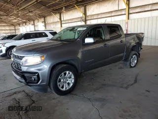 2022 Chevrolet Colorado 2WD LT with VIN 1GCGSCEN3N1319120, listed as a Copart auction lot 57579605 with 45,636 mi miles and Salvage title. Bid and sale history available at DreamBid. Image 1.