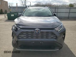 2020 Toyota RAV4 Hybrid Limited with VIN JTMDWRFV9LD066664, listed as a Copart auction lot 50167245 with 25,348 mi miles and Salvage Title. Bid and sale history available at carsss.com. Image 5.