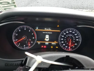 2021 Genesis G70 2.0T with VIN KMTG44LA3MU075175, listed as a Copart auction lot 57679175 with 89,864 mi miles and Salvage title. Bid and sale history available at DreamBid. Image 9.