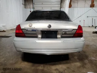 2006 Mercury Grand Marquis GS with VIN 2MEFM74W16X601285, listed as a Copart auction lot 47640505 with 80,986 mi miles and Salvage Title. Bid and sale history available at carsss.com. Image 6.