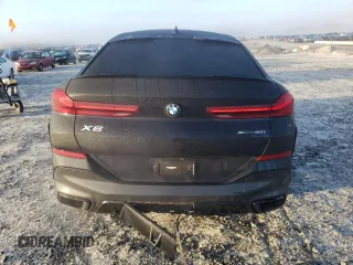2022 BMW X6 xDrive40i with VIN 5UXCY6C01N9K62454, listed as a Copart auction lot 85250084 with 40,264 mi miles and Salvage Title. Bid and sale history available at carsss.com. Image 6.