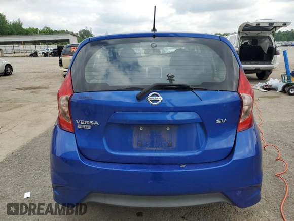 2017 Nissan Note SV with VIN 3N1CE2CP9HL365362, listed as a Copart auction lot 54353235 with Not provided miles and Salvage title. Bid and sale history available at DreamBid. Image 6.