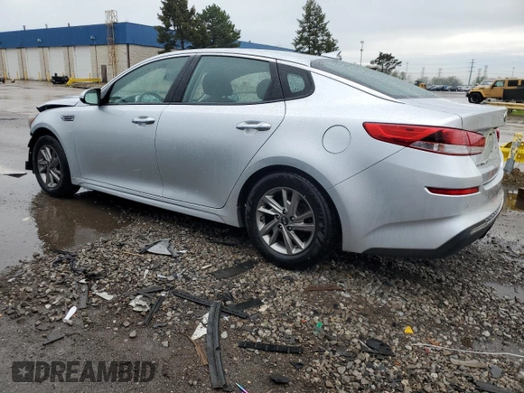 2019 Kia Optima LX with VIN 5XXGT4L32KG331490, listed as a Copart auction lot 55242975 with 104,500 mi miles and Clean title. Bid and sale history available at DreamBid. Image 2.