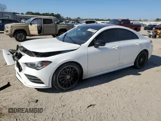 2020 Mercedes-Benz CLA with VIN WDD5J4GB2LN033628, listed as a Copart auction lot 43754835 with 95,081 mi miles and Salvage Title. Bid and sale history available at carsss.com. Image 1.