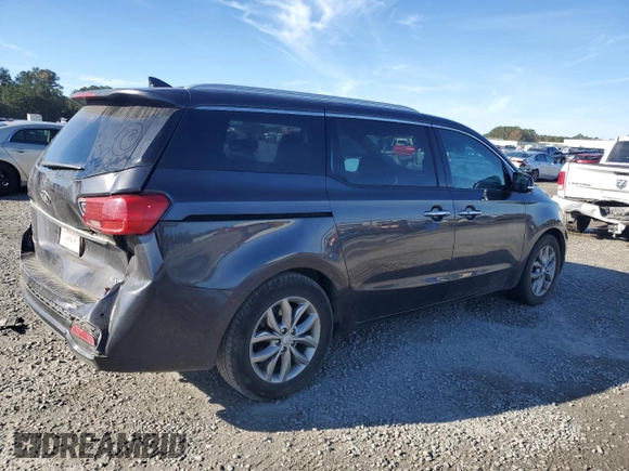 2019 Kia Sedona EX with VIN KNDMC5C13K6558435, listed as a Copart auction lot 73208964 with 75,710 mi miles and Salvage Title. Bid and sale history available at carsss.com. Image 3.