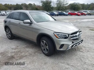 2021 Mercedes-Benz GLC with VIN W1N0G8DB4MF907254, listed as a IAAI auction lot 41461420 with 62,618 mi miles. Bid and sale history available at carsss.com. Image 1.