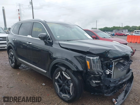 2024 Kia Telluride S with VIN 5XYP64GC3RG552314, listed as a IAAI auction lot 42289614 with 2,408 mi miles and . Bid and sale history available at DreamBid. Image 6.