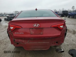 2017 Hyundai Sonata SE with VIN 5NPE24AF5HH501992, listed as a Copart auction lot 42774005 with 128,040 mi miles and Salvage Title. Bid and sale history available at DreamBid. Image 6.