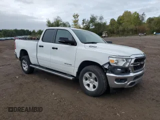 2023 Ram 1500 Big Horn with VIN 1C6SRFBT3PN533506, listed as a Copart auction lot 73648714 with 14,069 mi miles and Salvage Title. Bid and sale history available at carsss.com. Image 4.
