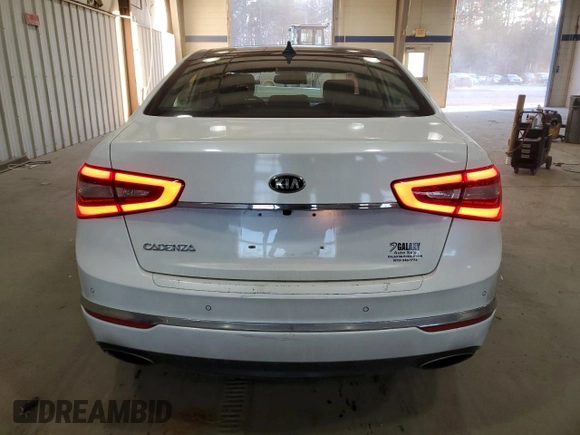 2015 Kia Cadenza Premium with VIN KNALN4D77F5188201, listed as a Copart auction lot 83560754 with 127,177 mi miles and Salvage Title. Bid and sale history available at carsss.com. Image 6.