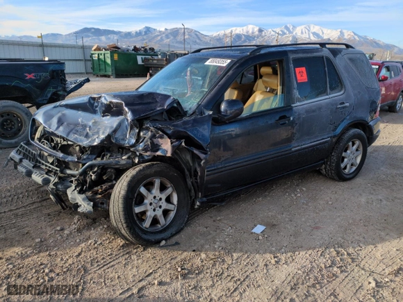 1999 Mercedes-Benz M-Class with VIN 4JGAB72E4XA096215, listed as a Copart auction lot 88049355 with 0 mi miles and Salvage Title. Bid and sale history available at carsss.com. Image 1.