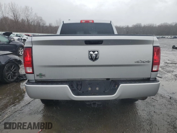 2018 Ram 1500 Express with VIN 1C6RR7FG2JS203690, listed as a Copart auction lot 50306575 with 84,520 mi miles and Salvage Title. Bid and sale history available at carsss.com. Image 6.