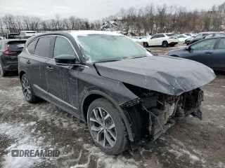 2024 Acura MDX w/Technology Package with VIN 5J8YE1H4XRL002921, listed as a Copart auction lot 45182365 with 11,125 mi miles and Salvage Title. Bid and sale history available at carsss.com. Image 4.