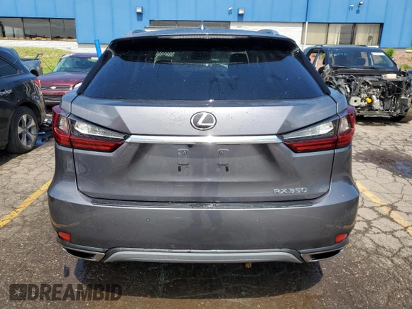 2022 Lexus RX 350 z VIN 2T2HZMDA6NC321181, wystawiony jako Copart lot #55269365 z przebiegiem 23 266 mil mil oraz Szkoda całkowita • Salvage title. Historia ofert i sprzedaży dostępna na DreamBid. Obrazek 6.