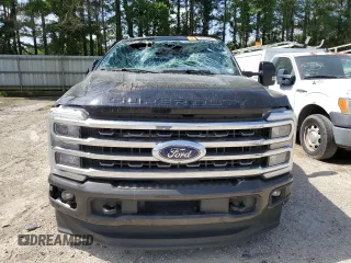 2024 Ford F-350 XL with VIN 1FT8W3BM1REC37101, listed as a Copart auction lot 56579605 with 34,858 mi miles and Salvage title. Bid and sale history available at DreamBid. Image 5.
