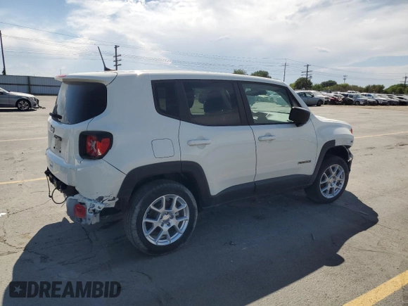2023 Jeep Renegade Latitude with VIN ZACNJDB12PPP13886, listed as a Copart auction lot 62544405 with 4,669 mi miles and Clean title. Bid and sale history available at DreamBid. Image 3.