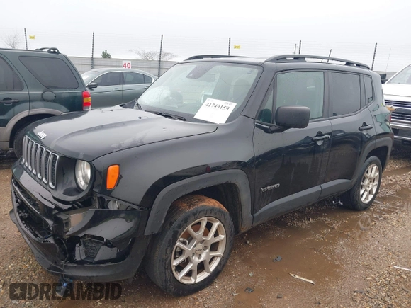2022 Jeep Renegade Latitude с VIN ZACNJDB17NPN85853, выставлен на аукционе IAAI как лот 41749159 с пробегом 33 316 миль миль и . История ставок и продаж доступна на DreamBid. Изображение 2.