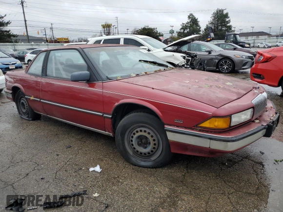 1990 Buick Regal with VIN 2G4WB14L0L1452307, listed as a Copart auction lot 85459214 with 139,864 mi miles and Clean Title. Bid and sale history available at DreamBid. Image 4.