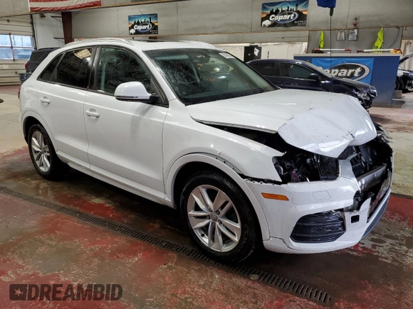 2017 Audi Q3 Premium with VIN WA1BCCFS5HR015606, listed as a Copart auction lot 80435874 with 111,172 mi miles and Salvage Title. Bid and sale history available at carsss.com. Image 4.