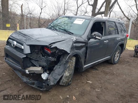 2010 Toyota 4Runner Trail with VIN JTEBU5JR5A5003435, listed as a IAAI auction lot 41560158 with 331,533 mi miles and . Bid and sale history available at DreamBid. Image 2.