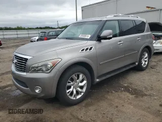 2011 Infiniti QX56 7-passenger with VIN JN8AZ2NE5B9003697, listed as a Copart auction lot 58600615 with 250,362 mi miles and Clean title. Bid and sale history available at DreamBid. Image 1.