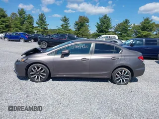 2015 Honda Civic Sedan EX-L with VIN 19XFB2F9XFE010430, listed as a IAAI auction lot 37841925 with 151,009 mi miles. Bid and sale history available at carsss.com. Image 14.