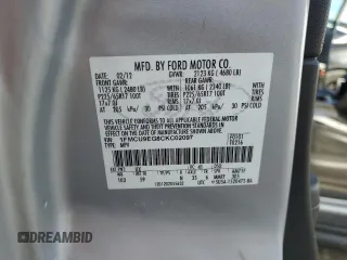 2012 Ford Escape Limited с VIN 1FMCU9EG8CKC02097, выставлен на аукционе Copart как лот 50512355 с пробегом 183 904 миль миль и Чистый • Clean title. История ставок и продаж доступна на DreamBid. Изображение 13.