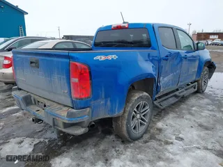 2021 Chevrolet Colorado 4WD Work Truck with VIN 1GCGTBEN0M1165911, listed as a IAAI auction lot 41944677 with 49,729 mi miles. Bid and sale history available at carsss.com. Image 4.