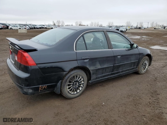 2003 Acura EL Premium with VIN 2HHES36873H000024, listed as a Copart auction lot 51181345 with NaN miles and Salvage Title. Bid and sale history available at carsss.com. Image 3.