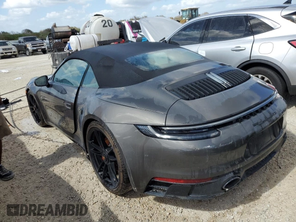 2023 Porsche 911 Carrera S with VIN WP0CB2A97PS247692, listed as a Copart auction lot 76975914 with 0 mi miles and Non Repairable. Bid and sale history available at carsss.com. Image 2.