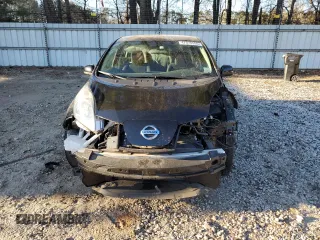 2015 Nissan LEAF SV with VIN 1N4AZ0CPXFC332849, listed as a Copart auction lot 47078555 with 77,339 mi miles and Salvage Title. Bid and sale history available at carsss.com. Image 5.