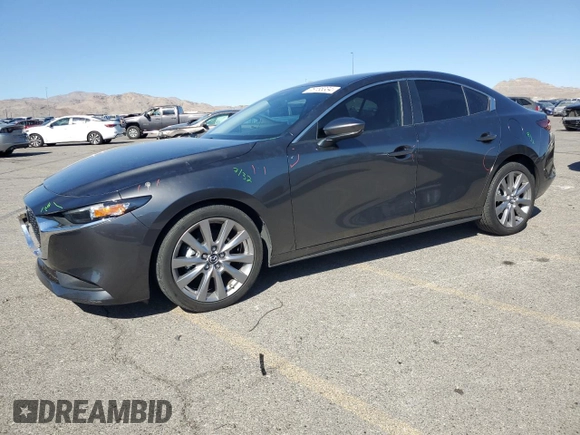 2021 Mazda 3 Select with VIN JM1BPABL0M1327788, listed as a Copart auction lot 76155334 with 39,359 mi miles and Salvage Title. Bid and sale history available at DreamBid. Image 1.
