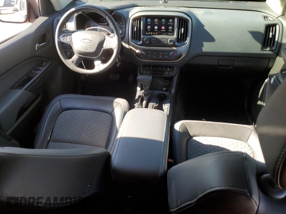 2021 Chevrolet Colorado 2WD Z71 with VIN 1GCGSDEN6M1123578, listed as a Copart auction lot 58179025 with 71,664 mi miles and Salvage title. Bid and sale history available at DreamBid. Image 8.