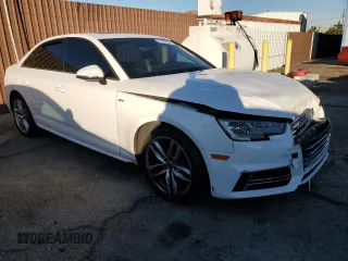2017 Audi A4 Season of Audi ultra Premium with VIN WAUKMAF40HN043715, listed as a Copart auction lot 81083904 with 100,140 mi miles and Salvage Title. Bid and sale history available at carsss.com. Image 4.