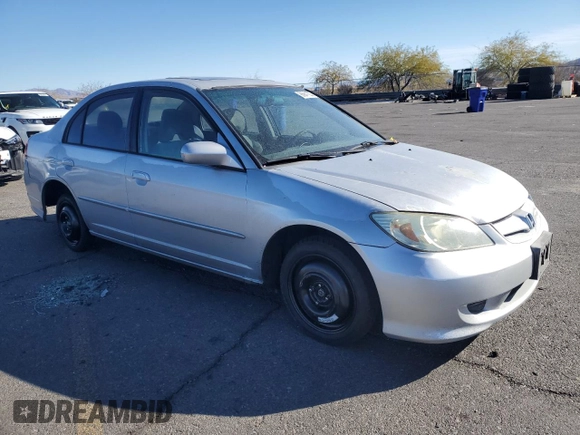 2004 Honda Civic EX with VIN 2HGES26834H549834, listed as a Copart auction lot 86941284 with 244,100 mi miles and Clean Title. Bid and sale history available at DreamBid. Image 4.