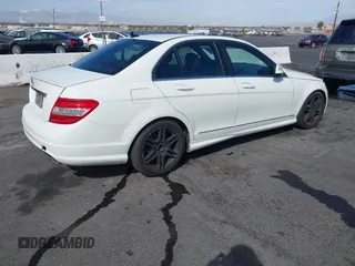 2009 Mercedes-Benz C-Class 3.5L Sport with VIN WDDGF56XX9R049302, listed as a IAAI auction lot 41783615 with 111,726 mi miles. Bid and sale history available at carsss.com. Image 4.