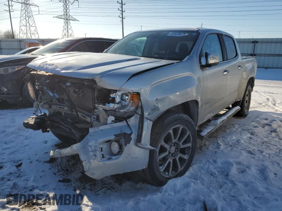 2017 GMC Canyon 4WD Denali with VIN 1GTP6EE19H1187479, listed as a Copart auction lot 42033875 with 171,357 mi miles and Salvage Title. Bid and sale history available at carsss.com. Image 1.