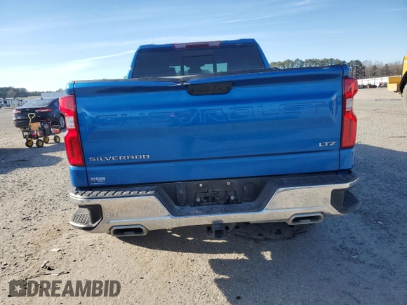 2023 Chevrolet Silverado 1500 LTZ with VIN 1GCUDGE87PZ249074, listed as a Copart auction lot 48901745 with 30,705 mi miles and Salvage Title. Bid and sale history available at DreamBid. Image 6.