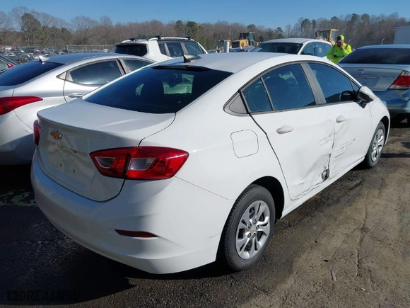 2019 Chevrolet Cruze LS with VIN 1G1BC5SM1K7150618, listed as a IAAI auction lot 41710524 with 59,095 mi miles. Bid and sale history available at carsss.com. Image 4.