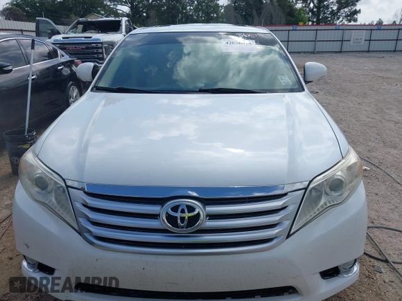 2011 Toyota Avalon with VIN 4T1BK3DB9BU437812, listed as a IAAI auction lot 42056518 with 126,239 mi miles and . Bid and sale history available at carsss.com. Image 12.