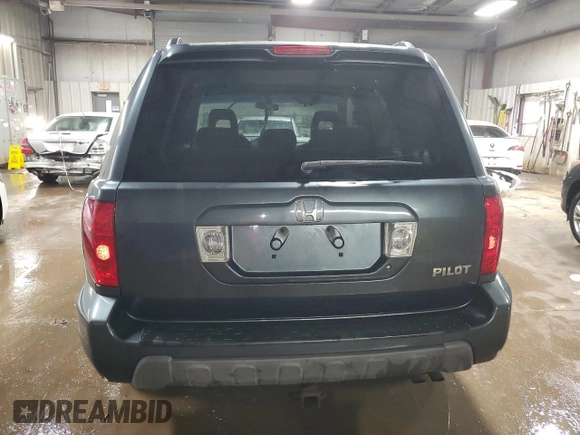 2005 Honda Pilot EX with VIN 5FNYF18445B023353, listed as a Copart auction lot 52409725 with 151,078 mi miles and Salvage Title. Bid and sale history available at DreamBid. Image 6.