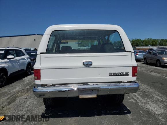 1990 Chevrolet Blazer z VIN 1GNEV18K5LF144221, wystawiony jako Copart lot #52296175 z przebiegiem 114 593 mil mil oraz Szkoda całkowita • Salvage title. Historia ofert i sprzedaży dostępna na DreamBid. Obrazek 6.